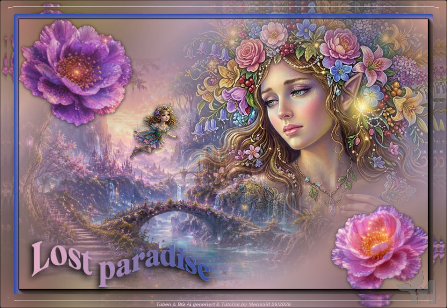 PSP; Tutorials; PSP Tutorials; Paintshop Pro ; Mermaids PSP Tutorials; Paintshop Pro Tutorials;lost-paradise