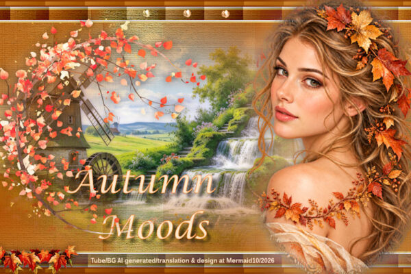 PSP; Tutorials; PSP Tutorials; Paintshop Pro ; Mermaids PSP Tutorials; Paintshop Pro Tutorials;Autumn Moods